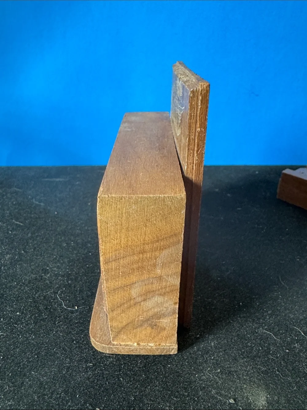 Vintage Miniature Wood Dollhouse Fireplace and Floor Radio